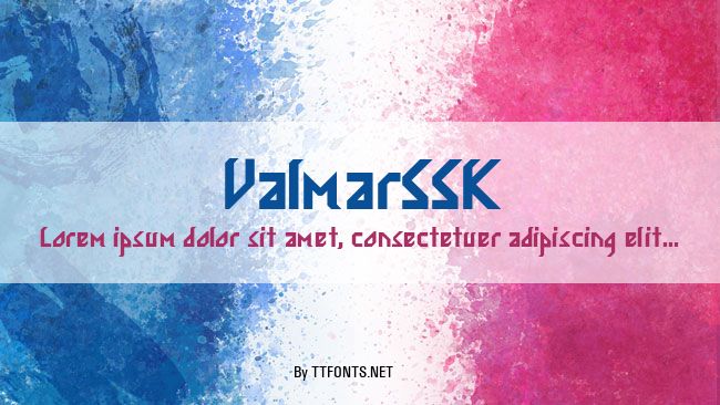 ValmarSSK example